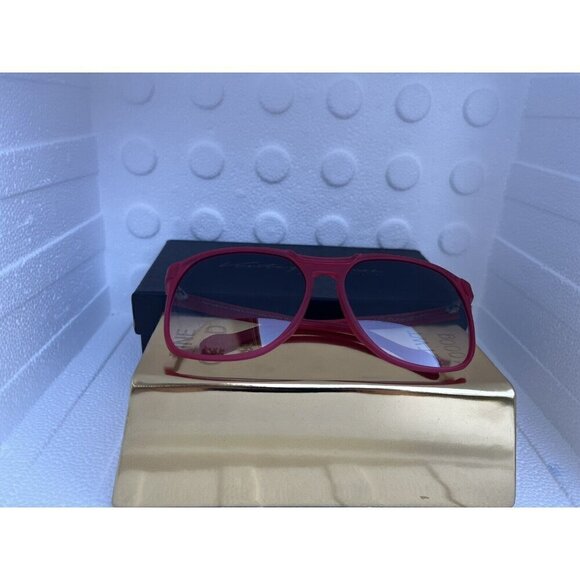 Vintage Frame Company The Creatchman by Corey Shapiro Red Flat Top Sunglasses - Picture 12 of 16